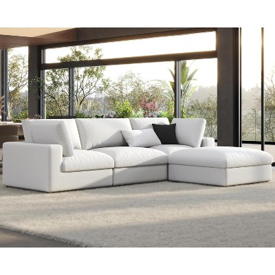 AMERLIFE Modular Sectional Sofa, Down Filled Couch for Living Room