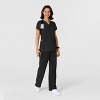 Wink Nova Women's Flex-n-Reach Shoulder Panel V-Neck Scrub Top - 3 of 4