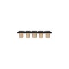 Meridian Furniture,Pavilion Black Boucle Fabric Bench - 2 of 4