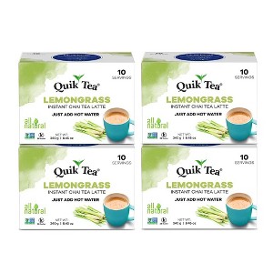 QuikTea Tea Latte Lemongrass Chai, 10 Count (Pack of 4) (10 Count (Pack of 4)) - 1 of 1