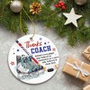 Hockey Coach Ornament 2025 - Coaches Christmas Ornaments for Men and Women - Ice Hockey Coach Gifts - 4 of 4