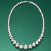 Ross-Simons Italian 6-14mm Sterling Silver Graduated Bead Necklace - 3 of 4
