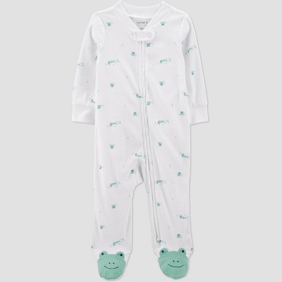 Carter's Just One You® Baby Boys' Sleep N' Play - White/Green 3M