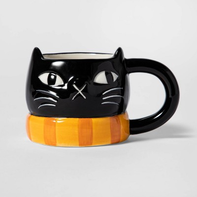 7oz Earthenware Mini Cat Halloween Mug - Hyde & EEK! Boutique™