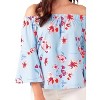 Women's Izzy Off Shoulder Top - mudpie - 2 of 2