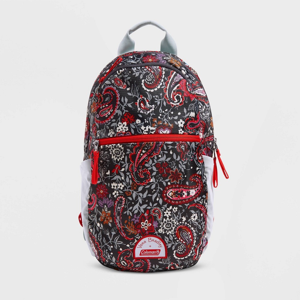 Vera Bradley + Coleman 15L Lightweight Outdoor Backpack - Eden Paisley Gray