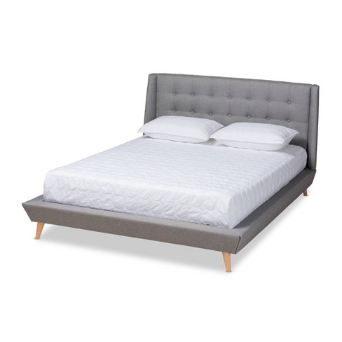 King Naya Platform Bed Gray Baxton Studio Target