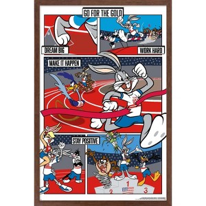 Trends International Looney Tunes x Team USA - Track and Field Framed Wall Poster Prints - 1 of 4
