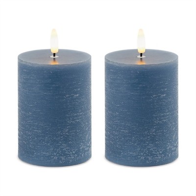 FIA Wick Pillar Candle (Set of 2)