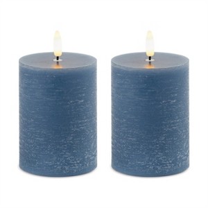 FIA Wick Pillar Candle (Set of 2) - 1 of 3