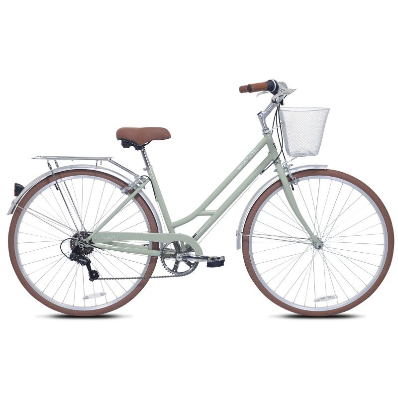 Kent Winslow 700c/28&#34; Adult Hybrid Bike - Green, 4 of 10