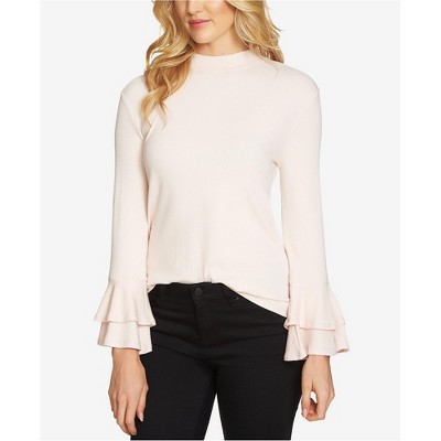 1.STATE Womens Bell Sleeve Knit Blouse