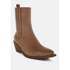 Lording High Ankle Microfiber Chelsea Boots Women - 3 of 4
