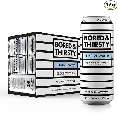 BORED & THIRSTY Supreme Alkaline Water - Electrolytes