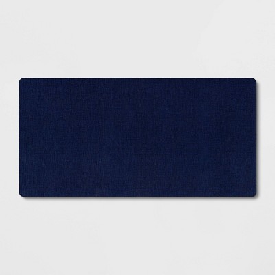 40" x 20" Neoprene Comfort Kitchen Rug Dark Blue - Threshold™