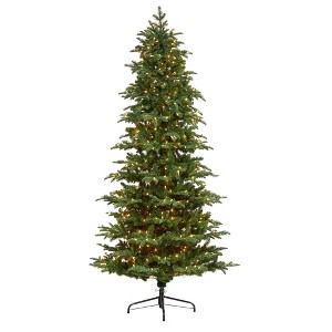 Nearly Natural 8’ South Carolina Fir Prelit LED Artificial Christmas Tree - 1 of 1