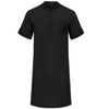Men's Linen Kaftan Thobe Short Sleeve Robe Gown Casual Longline T Shirts for Beach - 4 of 4