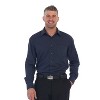 Gioberti Men's Long Sleeve Solid Dress Shirt - 2 of 3