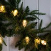Nearly Natural 6' Pre-Lit Artificial Luxembourg Pine Christmas Garland with Multicolored Bulb LED Lights - 4 of 4