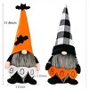 Christmas Gnomes Plush Decoration,Gnome Plush Christmas Decoration Handmade Swedish Dwarf Scandinavian Tomte Elf Gnomes for Home Office Table Decor - 2 of 4