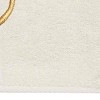 Avanti  Ivory with Gold Script Monogram Fingertip Towel Letter   E - 3 of 3
