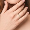 Pompeii3 1/4Ct Pave Diamond Wedding Ring 14k Gold or Platinum Anniversary Band Lab Created - 4 of 4