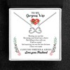 Wife Greeting Card Gift Sterling Silver Love Necklace Women Ginger Lyne Collection - 3 of 4