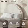 Double Bed Frame with Padded Bed Ring and Lambswool Headboard Platform, Cloud-Like Bed Frame with Soft Rounded Corners, Easy to Assemble - 4 of 4
