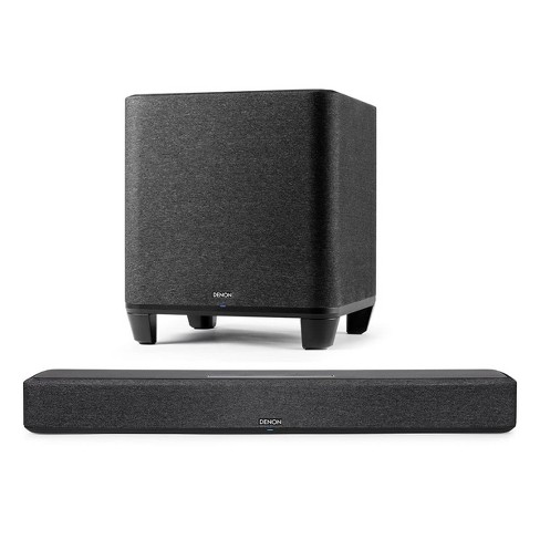 Denon Home Sound Bar 550 With Atmos And Heos Built-in And Denon Home Wireless 8" Subwoofer With (manufacturer Refurbished) : Target