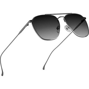 grinderPUNCH Retro Sunglasses for Women Men, UV400 Protection Lens and Lightweight (Black Gradiant) - 1 of 4