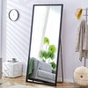 Elegant Solid Wood Full-Length Mirror: Dressing, Bedroom, Decorative, Retail, Floor and Wall Mount - 2 of 4