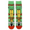 Teenage Mutant Ninja Turtles Raphael Animigos Men's Crew Socks - 2 of 4