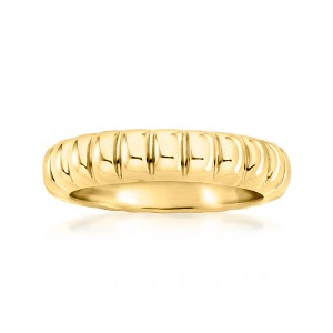 Pure Collection by Ross-Simons 18kt Gold Vermeil Bubble-Pattern Ring - 1 of 4