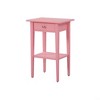 VYNXARIA Charming Pink Contemporary Nightstand£¬Elegant Storage Solution - 4 of 4
