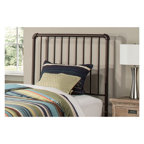 Twin Brandi Metal Headboard Without Bed Frame Bronze Hillsdale Furniture