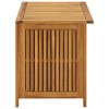 vidaXL Patio Storage Box 35.4Inchx19.7Inchx22.8Inch Solid Acacia Wood - 3 of 4