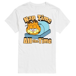 Men's - Garfield - Nap Time All The Time Short Sleeve Graphic T-Shirt - 1 of 4