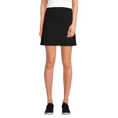 Lands' End Women's Active High Impact High Rise Flat Front Skorts