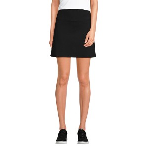 Lands' End Women's Active High Impact High Rise Flat Front Skorts - 1 of 4