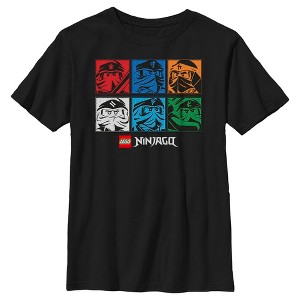 Boy's LEGO®: Ninjago Character Portraits T-Shirt - 1 of 4