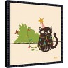 Amanti Art Meowy Christmas Dear Santa by Carrie Cantwell Canvas Art Framed - 2 of 4