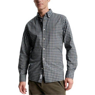 Tommy Hilfiger Natural Soft Flex Mini Tartan Button Up