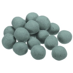 Unique Bargains Crafts Handcrafts Project DIY Wool Felt Balls Beads 20 Pcs - 1 of 3