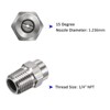 Unique Bargains Stainless Steel Corrosion Resistant Pressure Washer Nozzles 8 Pcs - 4 of 4