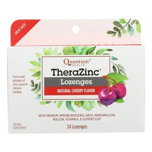 Quantum Health TheraZinc Lozenges Cherry - 24 loz - 1 of 3