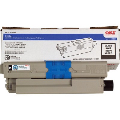 OKI 44469802 Toner Cartridge, 5K Yield, Black