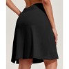 FIONECA Women's 20" Knee Length Skorts Skirts Athletic Tennis Skorts Long Golf Skirt with Pockets Modest Skirts - 2 of 4