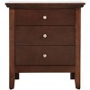 NicBex Nightstand with 3 Drawers Modern Wood Bedside Table with Handles for Bedroom,Sturdy and Durable - 3 of 4