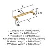 Amerock Enlivity Pull for Cabinets, Drawers, and Furniture - 3 of 4