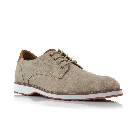 Ferro Aldo Mens Thomas MFA19688 Casual Light Weight Derby Sneaker Shoes, in Beige, Size 10.5